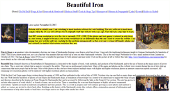 Desktop Screenshot of beautifuliron.com