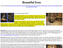 Tablet Screenshot of beautifuliron.com